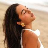 Pippa Two Tone Earrings